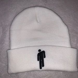 Billie Eilish White Beanie